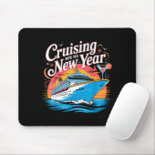 Tapis De Souris Happy New Year Family Cruise Matching Celebration  (Avec souris)