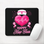 Tapis De Souris Happy New Year Nurses Heartbeat New Years Eve Part (Avec souris)