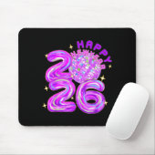 Tapis De Souris Happy New Year Party 2026 Ballon Family Matching M (Avec souris)