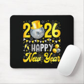 Tapis De Souris Happy New Year Party 2026 Balloon Family Matching (Avec souris)