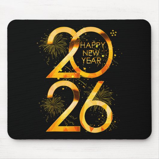 Tapis De Souris Happy New Year Party Supplies 2026 Family Matching (Devant)