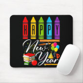 Tapis De Souris Happy New Year Teacher Fireworks New Years Eve Par (Avec souris)
