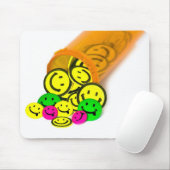 Tapis De Souris Happy Pills (Avec souris)