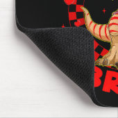 Tapis De Souris Happy Valentine's Bruh Funny Dinosaur Valentine Me (Coin)