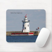 Tapis De Souris Harbor Beach Lighthouse mousepad (Avec souris)