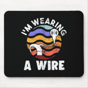 Tapis De Souris Hard Of Hearing Fun ASL Hearing Impaired I'm Weari