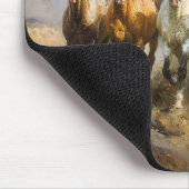 Tapis De Souris Harde de Cheval Galloping Mustang Peinture (Coin)