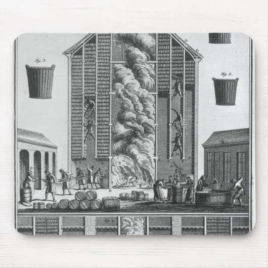 Tapis De Souris Harengs de tabagisme (Devant)