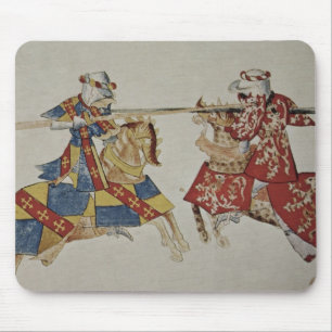 Tapis De Souris Harley 4205 f.366 chevaliers joutants, c.1445