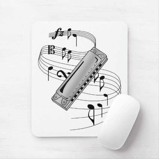 Tapis De Souris Harmonica (Avec souris)