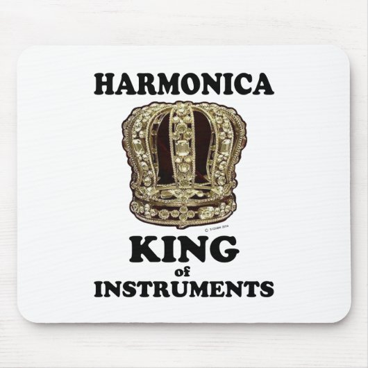 Tapis De Souris Harmonica King of Instruments (Devant)