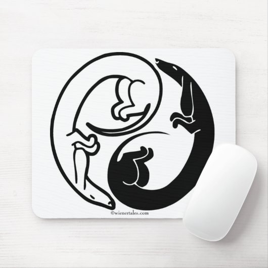 Tapis De Souris Harmonie canine Mousepad (Avec souris)