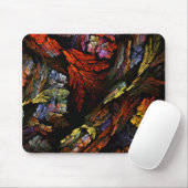 Tapis De Souris Harmonie des couleurs Art Abstrait Mousepad (Avec souris)
