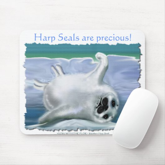 TAPIS DE SOURIS HARP SEAL BÉBÉ (Avec souris)