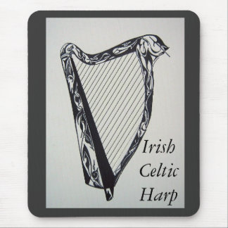 Tapis De Souris Harpe celtique irlandaise