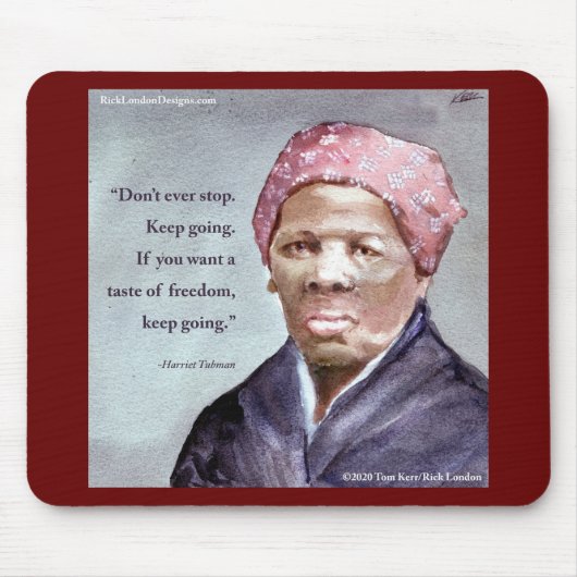 Tapis De Souris Harriet Tubman & Citation (Devant)
