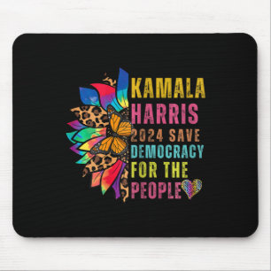 Tapis De Souris Harris 2024 Sauver La Démocratie Pour Le Peuple Su