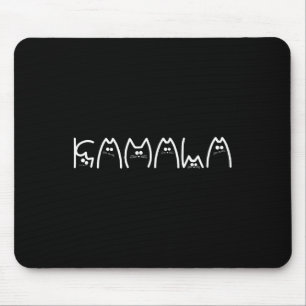 Tapis De Souris Harris Cat Lettering Positive1