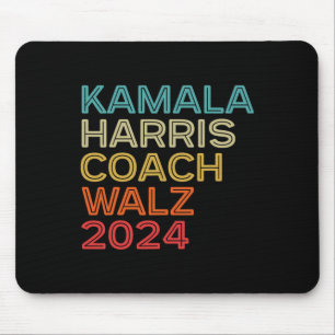 Tapis De Souris Harris Waltz 2024 Kamala Harris Coach W 2024 Retro