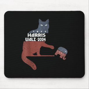 Tapis De Souris Harris Waltz 2024 Vp Présidente Election Drôle Cha