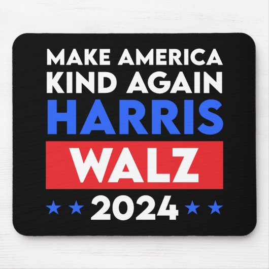 Tapis De Souris Harris Walz 2024 Rendre l'Amérique (Devant)