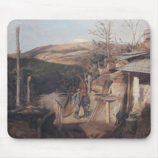 Tapis De Souris Hartmanswillerkopf, vue de Roche-Sermet, 1915 (Devant)