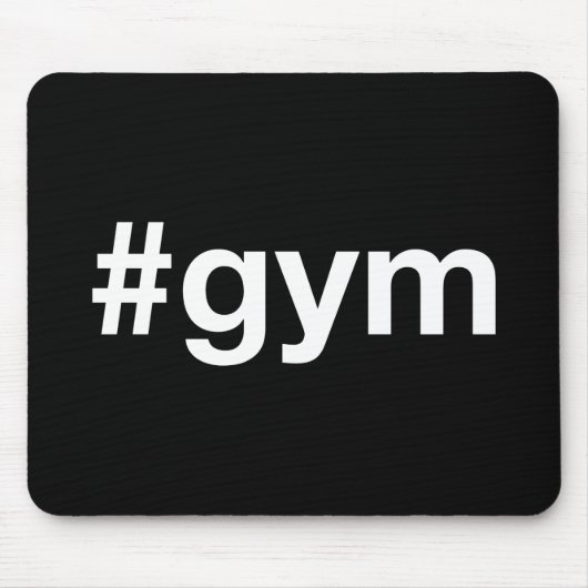 Tapis De Souris Hashtag GYM (Devant)