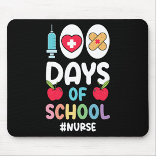 Tapis De Souris Hashtag Nurse Happy 100 jours d'école Nurse
