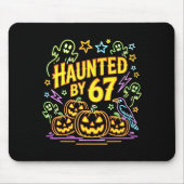 Tapis De Souris Haunted By 67 Funny Ghost And Pumpkin Halloween  (Devant)