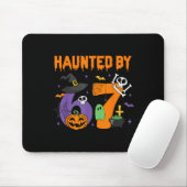Tapis De Souris Haunted By 67 - Funny Six Sept Mème 6 7 Halloween (Avec souris)