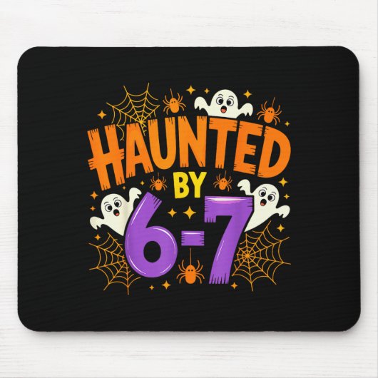 Tapis De Souris Haunted By 67 Funny Six Seven Meme Soky Ghost Hall (Devant)