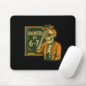 Tapis De Souris Haunted By 6-7 Funny Teacher 67 Halloween Skeleton (Avec souris)
