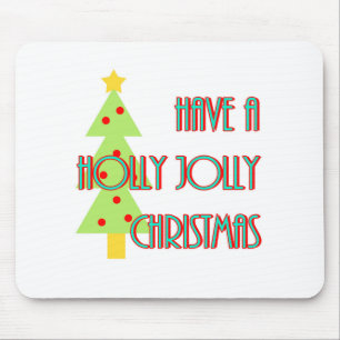 Tapis De Souris have a holly jolly christmas mid century modern