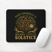 Tapis De Souris Have Yourself A Merry Little Solstice Witchcore  (Avec souris)