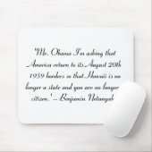 Tapis De Souris Hawaï plus un état (Avec souris)