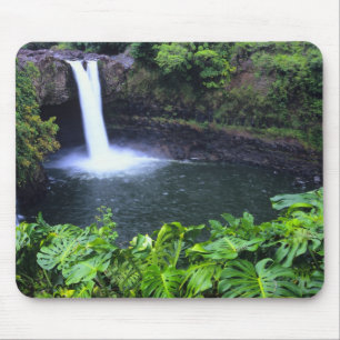 Tapis De Souris Hawaii, Grande Ile, Hilo, Chutes de l'Arc-en-Ciel,