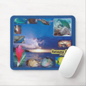 Tapis De Souris Hawaii Hanauma Bay Marine Life (Avec souris)
