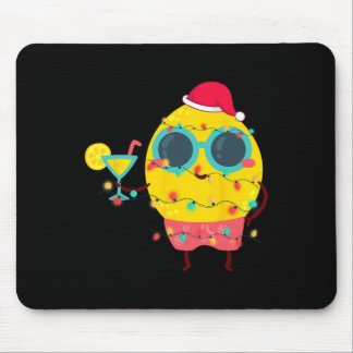 Tapis De Souris Hawaiian Été Tropical Noël Citron Drôle Noël