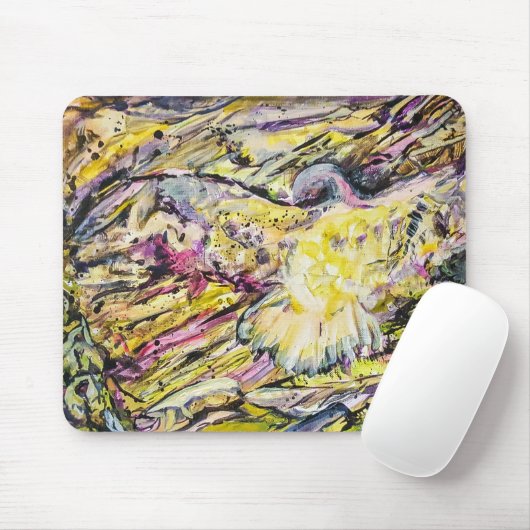 Tapis De Souris Hawk Art Design Abstrait (Avec souris)