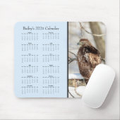 Tapis De Souris Hawk - Full year 2026 customizable calendar (Avec souris)