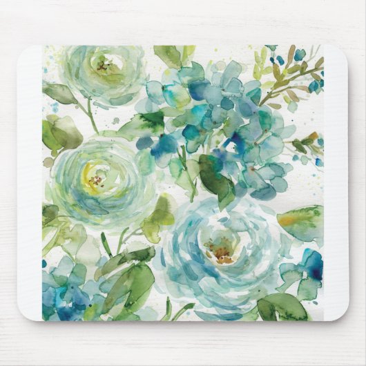 Tapis De Souris HAZ06 aquarelle fraîche Floral.tif (Devant)