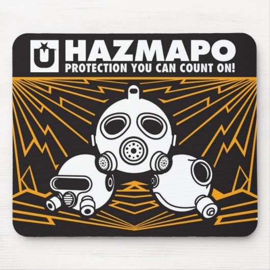 Tapis De Souris Haz Mousepad - orange (Devant)