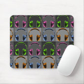 Tapis De Souris Headphones (Avec souris)