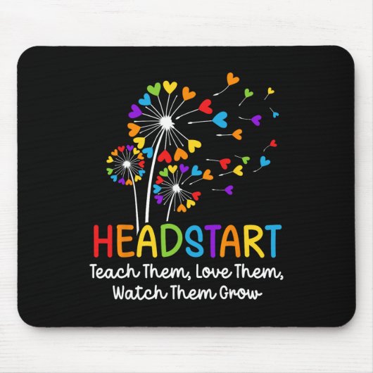 Tapis De Souris Headstart Teacher Early Childhood Educator  (Devant)