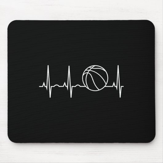 Tapis De Souris Hearbeat Basketball Best Basketball Player et F (Devant)
