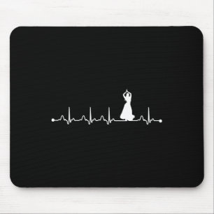 Tapis De Souris Hearbeat Belly Danser Ekg Lover