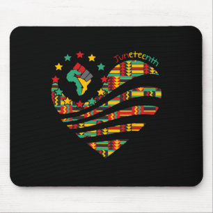 Tapis De Souris Heart Black History Afro American African Freedom