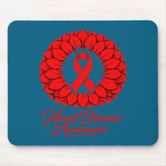 Tapis De Souris Heart Disease Awareness  (Devant)