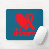 Tapis De Souris Heart Disease Awareness  (Avec souris)