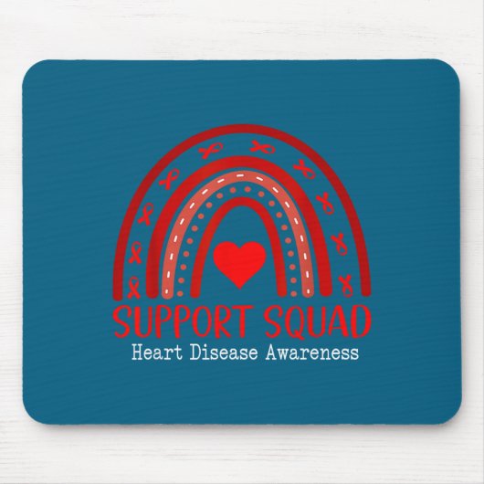 Tapis De Souris Heart Disease Awareness Month Open Heart Diseases (Devant)